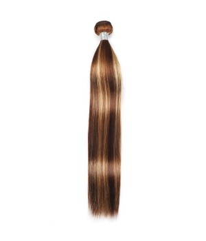 Brazilian P4 27 Piano Straight Hair Bundles Piano Color Hair Weave