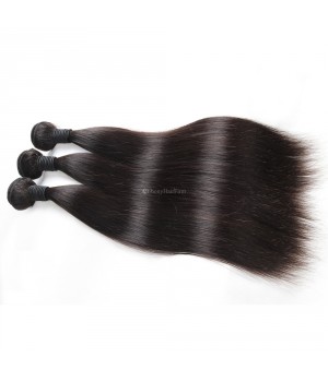 Smooth Soft Unprocessed Virgin Brazilian Straight Hair Bundles