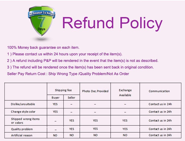 Hair Refund Policy