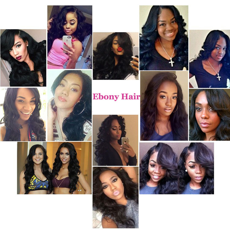 Virgin Peruvian Body Wave Hair Looks